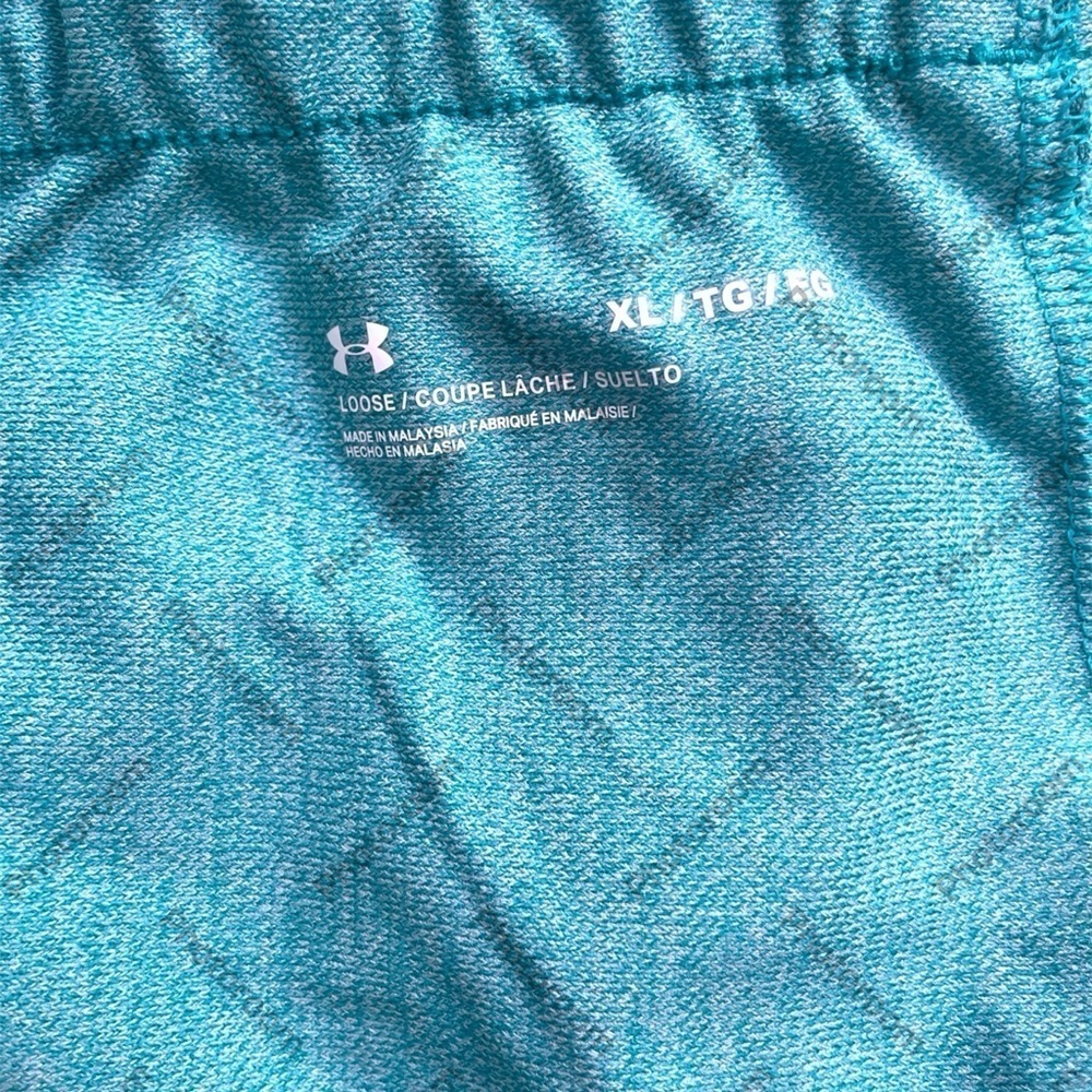 Under Armour Green Athletic Shorts with Retro Design - Picture 5 of 8